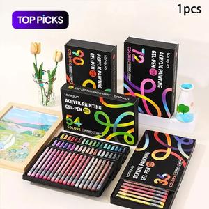 Languo Capacity Acrylic Gel Pen Set, 36/54/72/90 Colors, Ideal for Kids Drawing, Student DIY, Creative Crafts, Mixed Art Markers
