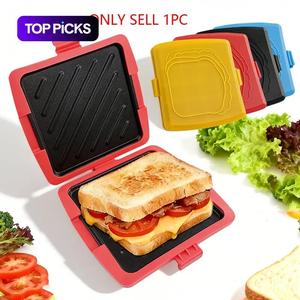 New Microwave Sandwich Tray Kitchen Tool Griddle Mat, Food Grade Silicone, Quick Even Cooking, Baked Cheese, Steak, Chicken Wings, Sausage, Dishwasher Safe