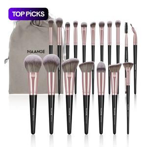 MAANGE Makeup Brush Set with Storage Bag, 18pcs/36pcs/27pcs Cosmetic Brushes for Foundation, Powder, Concealers, Brushes with Soft Bristles & Comfortable Grip for Beginners, Versatile Makeup Tools for Makeup Blending & Contouring