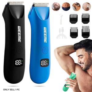 Men's Body Grooming with Digital Display, Multi-Functional Electric Hair Removal, Portable Quick Body Hair Trimmer for Private Use, Rechargeable Body Trimmer