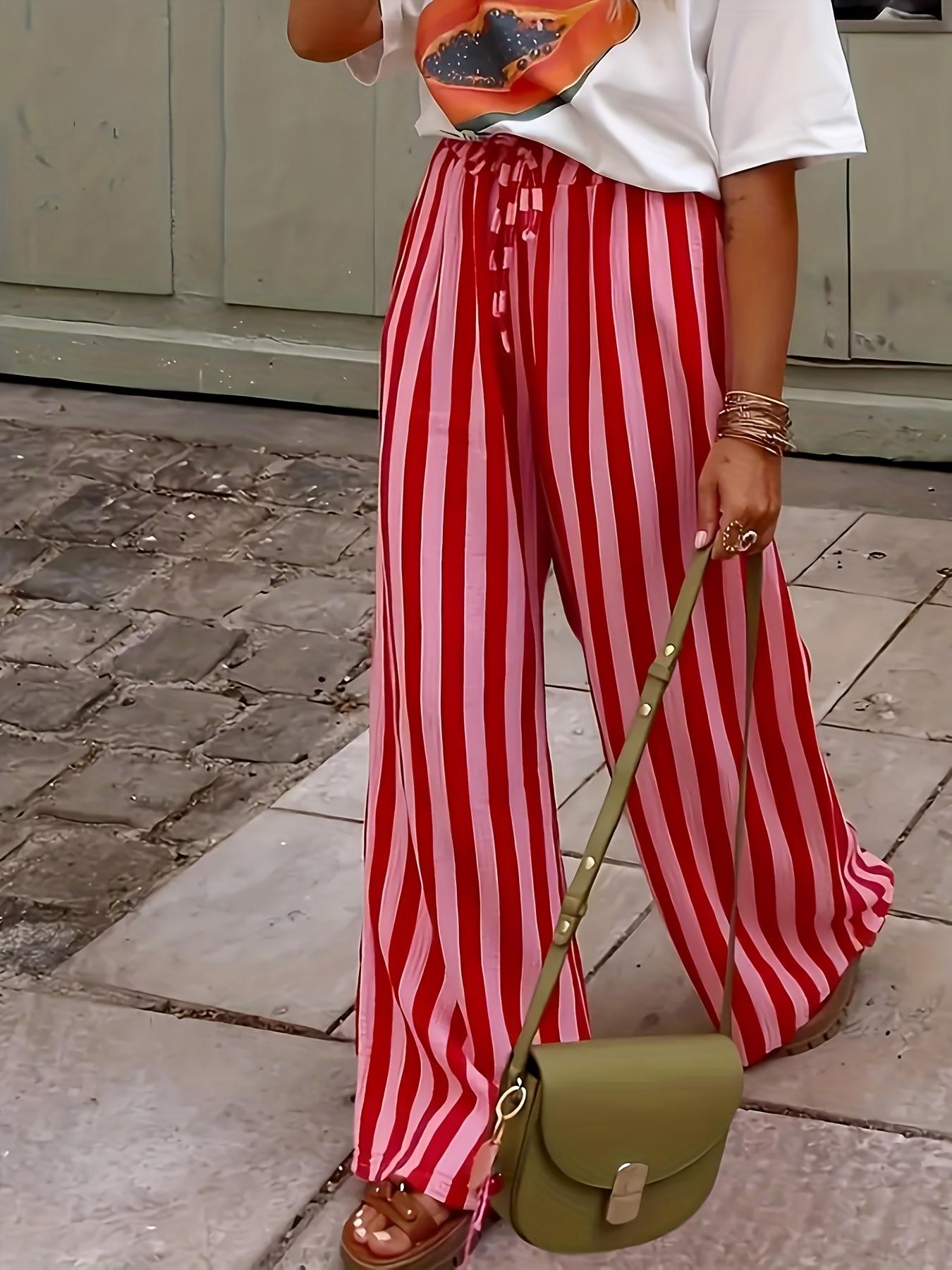 Spring & Fall Fashion New Women's Drawstring Loose Wide Leg Pants, Comfortable and Stylish Long Trousers for Casual Wear