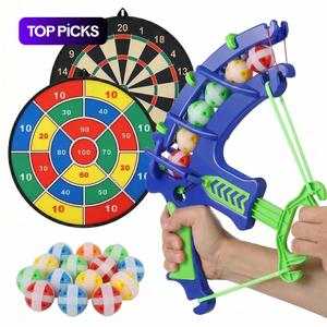 Random Color Sticky Ball Dart Board with 12pcs Small Balls (1 Set), Indoor Sports Dart Board Toy, Parent-child Interactive Toy Sports Game, Fidget Toys, Toys for Adults, Girls Birthday Gift, Kids Toys, Christmas Gift, Stocking Filler