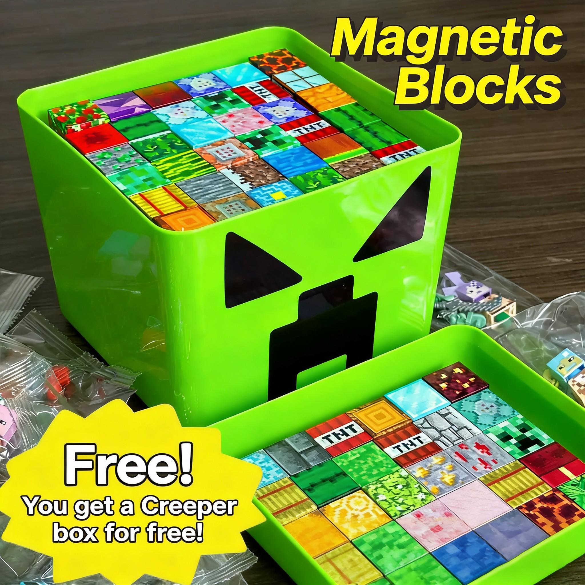 Pixel Builder Magnetic Blocks