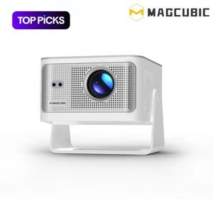 Magcubic HY350MAX Projector 900ANSI Auto Focus Android 14 Allwinner H726 15W HiFi Speaker Dual WiFi6 BT5.4 Native 1080P 1.0:1 short Throw Portable Smart Projector For Home Cinema Movie Night