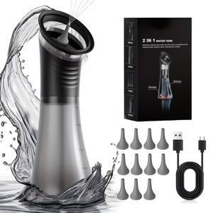 Professional Electric Earwax Removal System, 3 Gear Hydraulic Ear Cleaning Set, Water Temperature Sensor, Visible Waste Bin, USB Charging