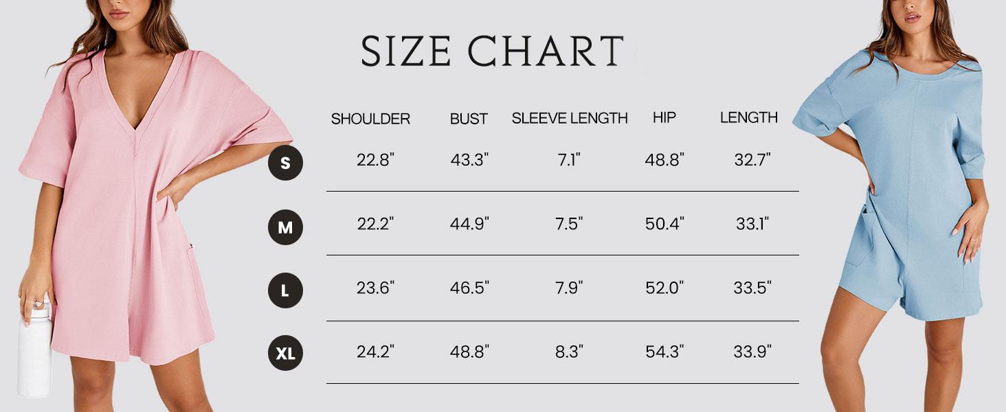Omoone Women's Oversized Athletic Jumpsuit Casual Romper Overall Workout Tee Hot Short Romper