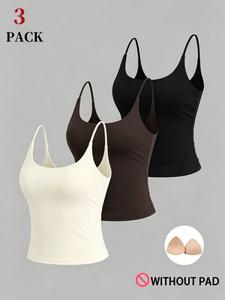 Women's Ruched Camisole Tank Top, Slim Fit Spaghetti Strap Cami, Y2K Inspired Summer Crop Top, Soft Stretchy Layering Basic Shirt