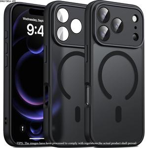 Magnetic Protector Matte Translucent Case For Smartphone iPhone 17 Pro Max 17 Pro 17 16 15 14 Plus 13 12 11 Pro Max For Magsafe Wireless Charger Cover Accessories