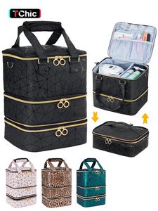 Nail Polish Organizer Bag Holds 60 Bottles Nail Polish & Nail Kit -Nail Polish Storage Organizer Nail Polish Bag Nail Supplies Organizer Case for nail tech