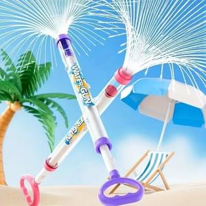 3-Piece Fireworks Water Gun Set, Romantic Photography Props, Pull-Down Outdoor Sprinkler, High-Pressure Fountain, Kids' Toy, Water Battle Gun, Pool Set