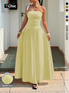 Women's New Cream Yellow Textured Knit Dress, Summer ,Summer Dress.