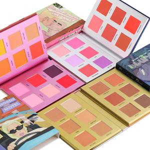 Made by Mitchell 12-color Blush Book, 1 Box Long Lasting Blush Palette, Cheeks Contour Blush Pressed Powder, Natural Look Blush For Daily Makeup