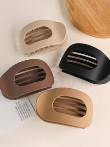 Solid Color Hair Clip, Casual Versatile Hair Accessories for Women, Minimalist Headwear Suitable for Thick Hair, Fashion Hair Accessories for Party, Daily Clothing Decor