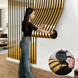 Thickened Retro 3D Framed Grooved Self-Adhesive Wallpaper with a Glossy Metallic Surface. Easy to Peel and Stick, Removable, and Waterproof. Ideal for Living Room Accent Walls, Kitchen Surfaces, Cabinet and Furniture Makeovers, and Bedroom Decoration.
