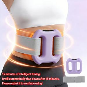 Deep Tissue Percussion Muscle Massager, Electric Dual-Ring Fascia Massager with Belt, 3 Modes 5 Intensities Handheld Full Body Fascia Ring for Relaxation, Portable Muscle Massagers