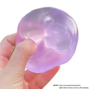 Coconut Oil Texture Transparent Stress Ball, Cool Grass Squeeze Toy, Malt Slow Rebound, Anxiety Relief, Adult Kids Stress Toy, Gift