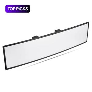 Universal 11.81 Inch Panoramic Convex Mirror, Car Interior Clip-on Wide Angle Mirror for Reducing Blind Spot, Suitable for Car SUV Trucks, Car Accessories