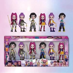 K-Pop Hunter Girl Team Handmade Model Gift Set, Perfect Collectible Toy & Decoration, Ideal Present for Fans & Collectors,Demon Hunters Kpop Merch, Collectible Figures