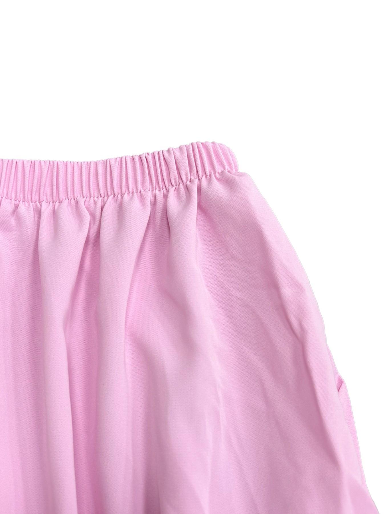 Summer Women's Casual Fashion Solid Color Long Pants, Loose Fit Elastic Waist Lantern Pants, Ideal for Daily Wear, Everyday Bottoms, Womenswear