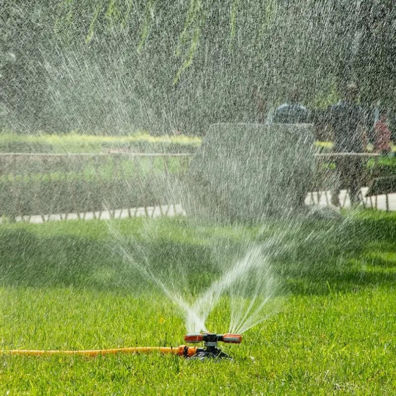 Garden Automatic Sprinkler System with 360° Rotary Adjustable Nozzle, Garden Hose Sprinkler for Even Watering of Lawns and Gardens, Watering & Irrigation Sprinklers for Yard, Rotatable Spray Nozzle