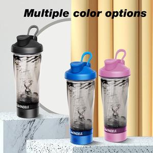 Windele Premium Electric Protein Shaker Bottle, 600ml/20 oz Vortex Portable Mixer Cup/USB Rechargeable Shaker Cups for Protein Shakes Office/Gym