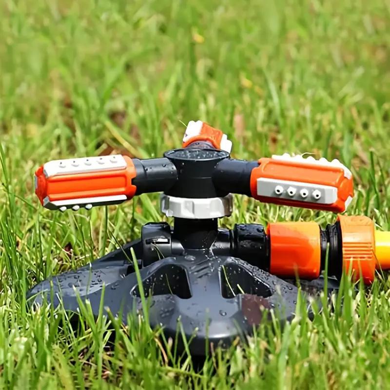 Garden Automatic Sprinkler System with 360° Rotary Adjustable Nozzle, Garden Hose Sprinkler for Even Watering of Lawns and Gardens, Watering & Irrigation Sprinklers for Yard, Rotatable Spray Nozzle
