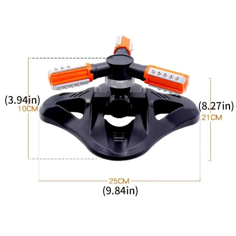 Garden Automatic Sprinkler System with 360° Rotary Adjustable Nozzle, Garden Hose Sprinkler for Even Watering of Lawns and Gardens, Watering & Irrigation Sprinklers for Yard, Rotatable Spray Nozzle